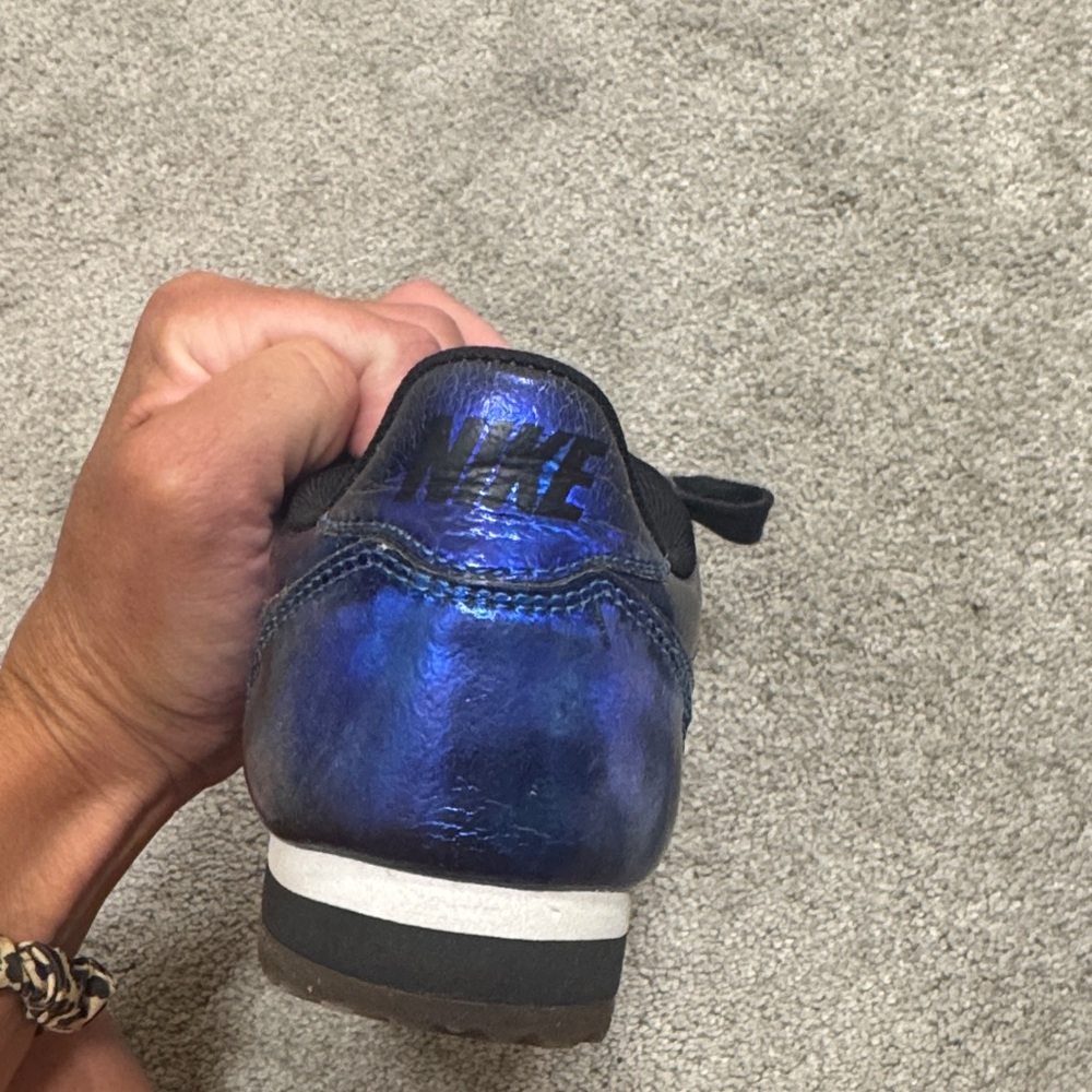 Nike Cortez Iridescent Blue Sneakers - Picture 12 of 15